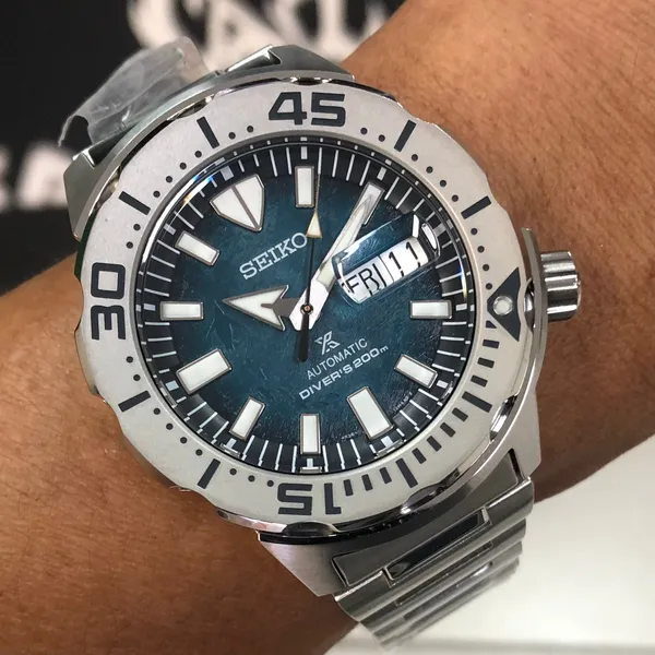 Seiko Prospex Automático Monster save the ocean SRPH75 Pinguim