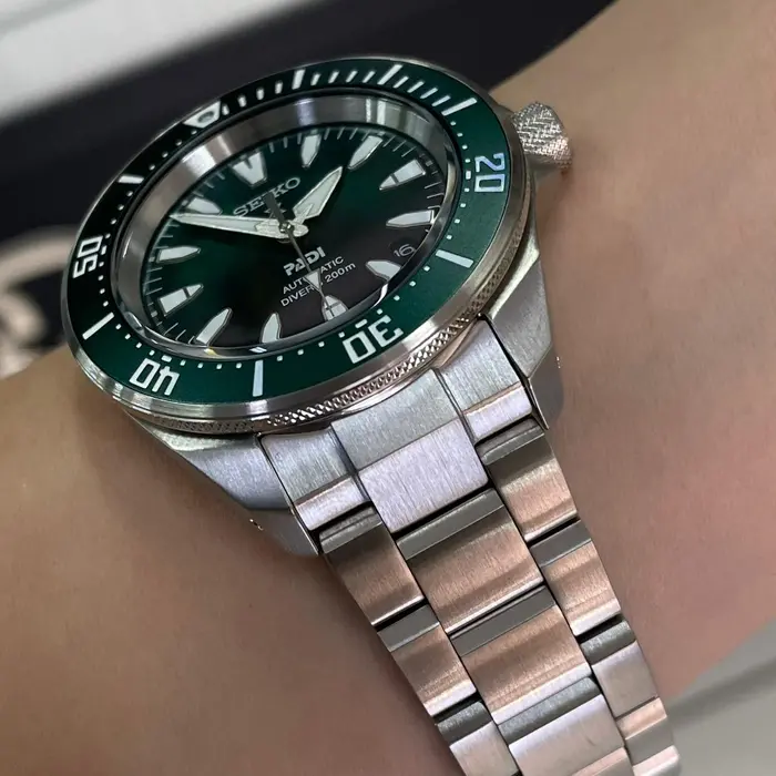 Seiko Prospex Automático Shogu-rai PADI SRPL53 Verde Esmeralda