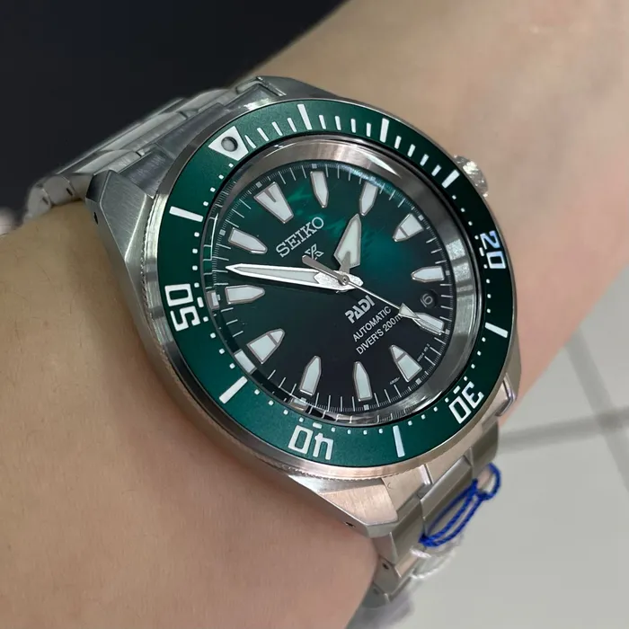 Relógio Seiko Prospex PADI SRPL53 Automático Safira Verde | Taniguchi Relógios