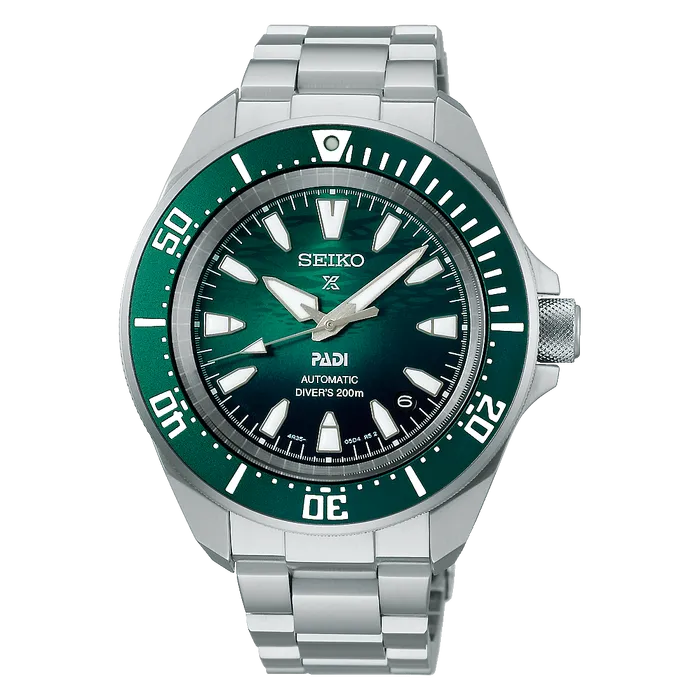 Relógio Seiko Prospex PADI SRPL53 Automático Safira Verde | Taniguchi Relógios
