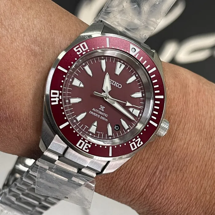 Seiko Prospex Automático Shogu-rai SRPL11 vermelho