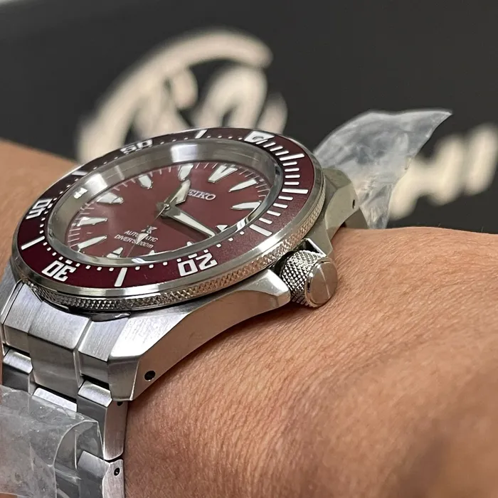 Seiko Prospex Automático Shogu-rai SRPL11 vermelho