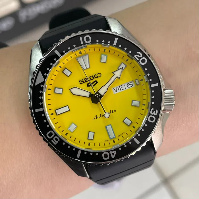 Seiko 5 Sports Automático SKX series SRPL87B1 Amarelo