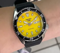 Seiko 5 Sports Automático SKX series SRPL87B1 Amarelo - imagem 1