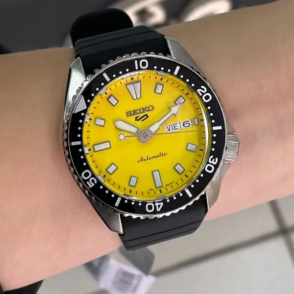 Seiko 5 Sports Automático SKX series SRPL87B1 Amarelo