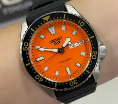 Seiko 5 Sports Automático SKX series SRPL89B1 Laranja - imagem 5