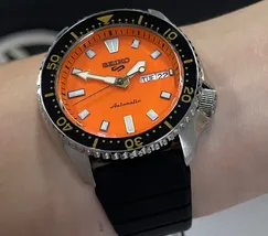 Seiko 5 Sports Automático SKX series SRPL89B1 Laranja - imagem 4