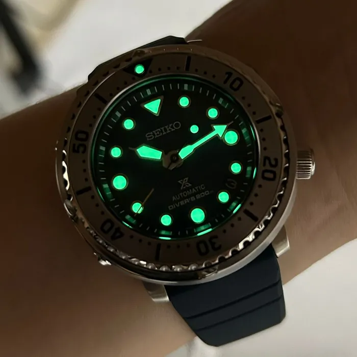 Seiko Prospex Automático Tuna Save the Ocean SRPH77 Pinguim