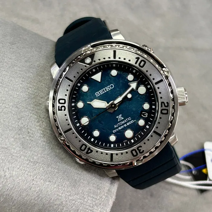 Seiko Prospex Automático Tuna Save the Ocean SRPH77 Pinguim