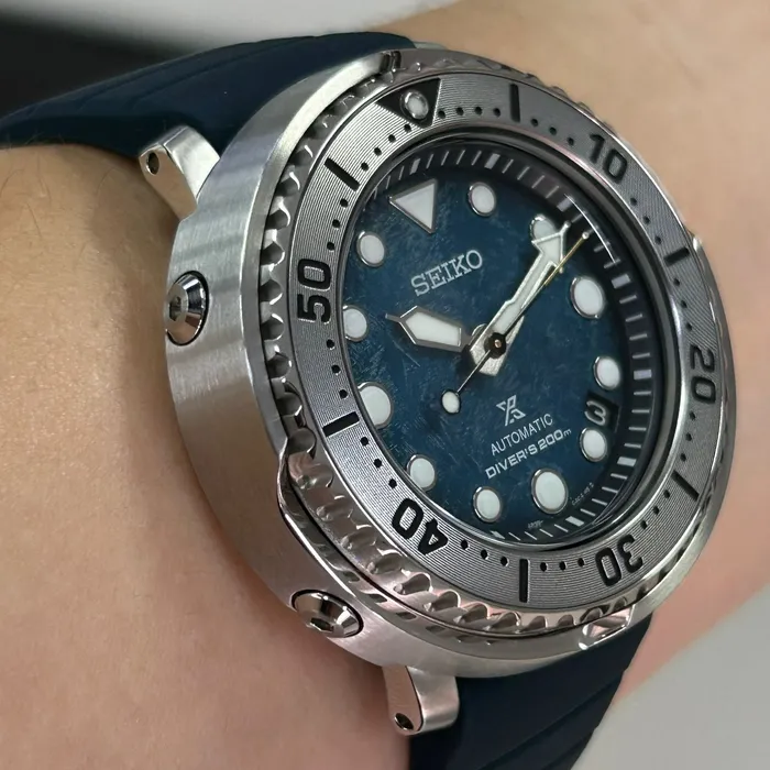Seiko Prospex Automático Tuna Save the Ocean SRPH77 Pinguim