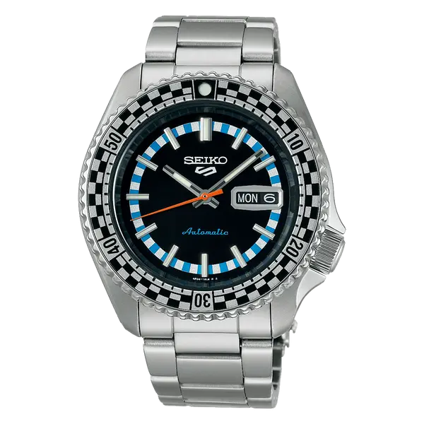 Seiko 5 Sports Automático checker flag SRPK67B1 Special Edition