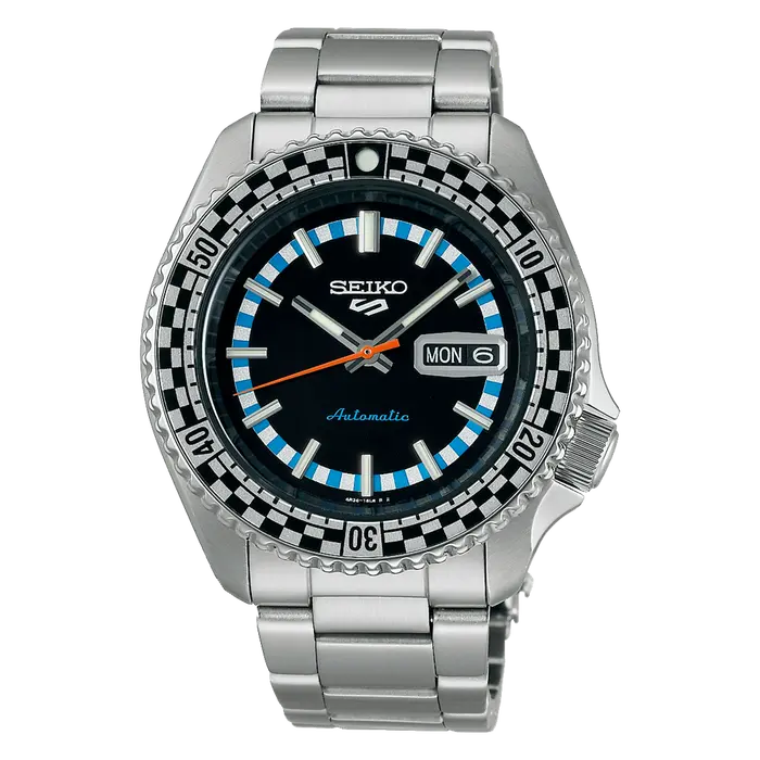 Seiko 5 Sports Automático checker flag SRPK67B1 Special Edition