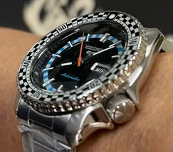 Seiko 5 Sports Automático checker flag SRPK67B1 Special Edition - imagem 3