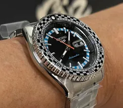 Seiko 5 Sports Automático checker flag SRPK67B1 Special Edition - imagem 4