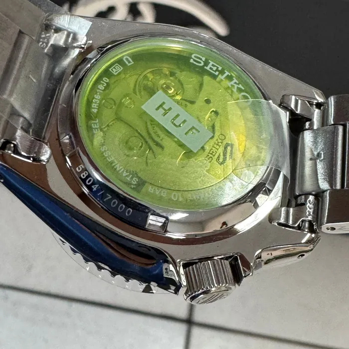 Seiko 5 Sports HUF Limited Edition SRPL33 Automático | Taniguchi Relógios