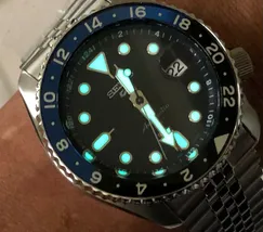 Seiko 5 Sports Automático SKX Series GMT SSK003 Batman - imagem 5