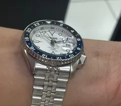Seiko 5 Sports Automático SKX Series GMT SSK033 Branco - imagem 5