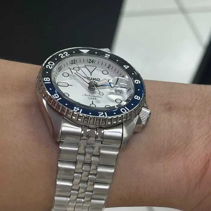 Seiko 5 Sports Automático SKX Series GMT SSK033 Branco
