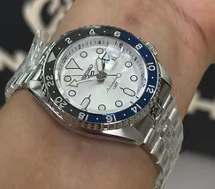 Seiko 5 Sports Automático SKX Series GMT SSK033 Branco - imagem 4