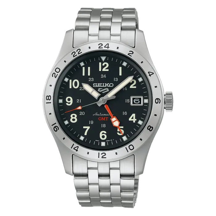 Seiko 5 Sports Automático Field Series GMT SSK023 preto