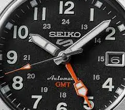 Seiko 5 Sports Automático Field Series GMT SSK023 preto - imagem 6