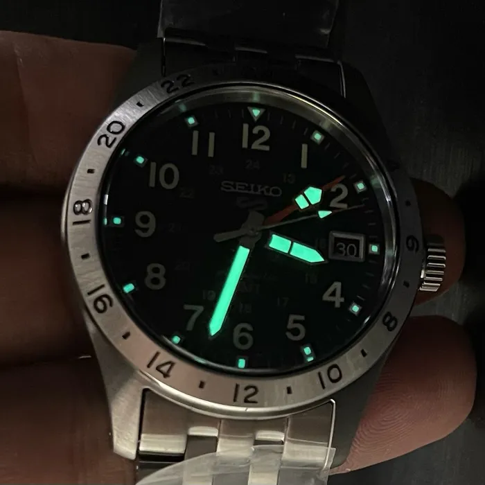 Seiko 5 Sports Automático Field Series GMT SSK023 preto