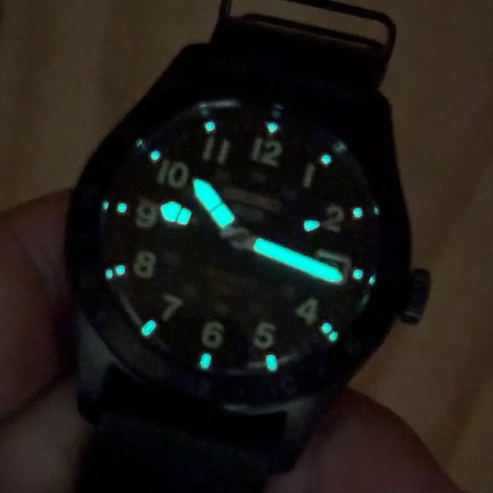 Seiko 5 Sports Automático Field Series GMT SSK025 IPbLack preto