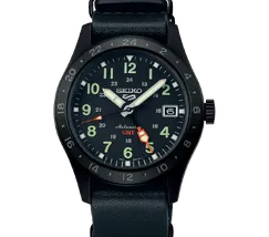 Seiko 5 Sports Automático Field Series GMT SSK025 IPbLack preto - imagem 2