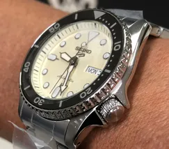 Seiko 5 Sports Automático SKX series REDUX SRPK31 champanhe - imagem 4