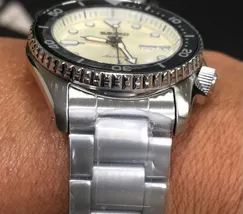 Seiko 5 Sports Automático SKX series REDUX SRPK31 champanhe - imagem 5