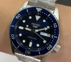Seiko 5 Sports Automático SKX series REDUX SRPL77 Azul - imagem 1