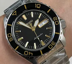Seiko 5 Sports Automático SKX Series 55 Fathoms SRPK99 preto - imagem 1