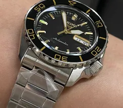 Seiko 5 Sports Automático SKX Series 55 Fathoms SRPK99 preto - imagem 4