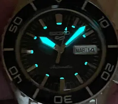 Seiko 5 Sports Automático SKX Series 55 Fathoms SRPK97 azul - imagem 7