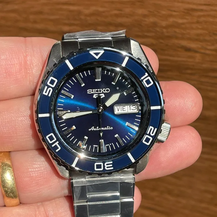 Seiko 5 Sports Automático SKX Series 55 Fathoms SRPK97 azul