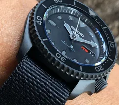 SEIKO 5 Sports Automático SKX series Stealth SRPD79 preto - imagem 3