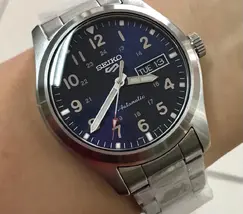 Seiko 5 Sports Automático Field Series SRPG29 azul - imagem 1