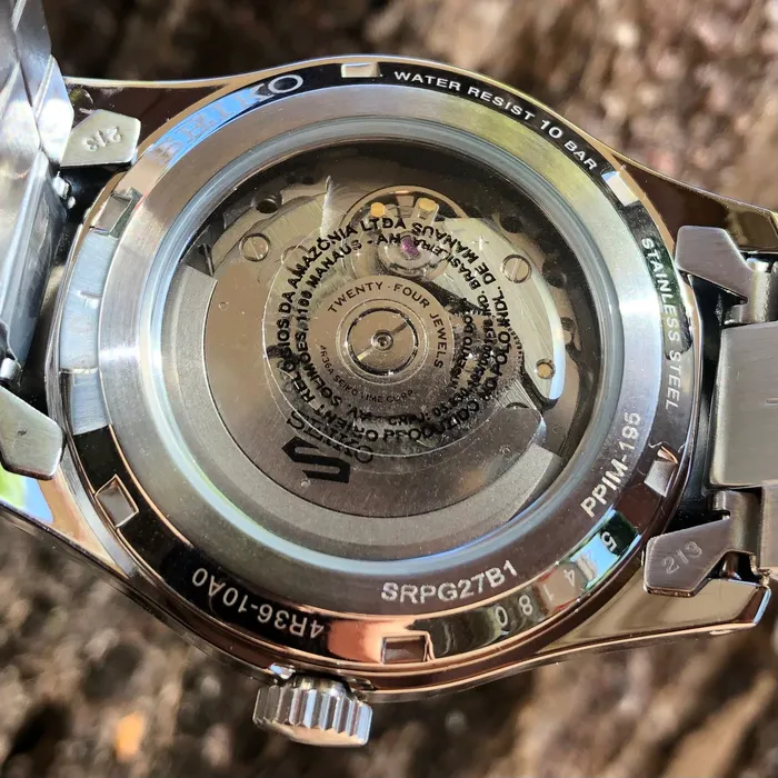 Seiko 5 Sports Automático Field Series SRPG27 preto