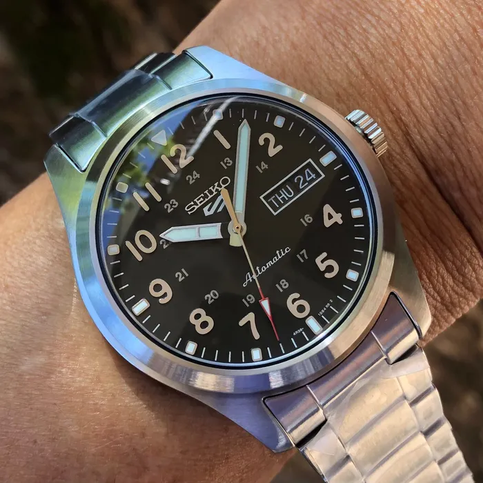 Seiko 5 Sports Automático Field Series SRPG27 preto