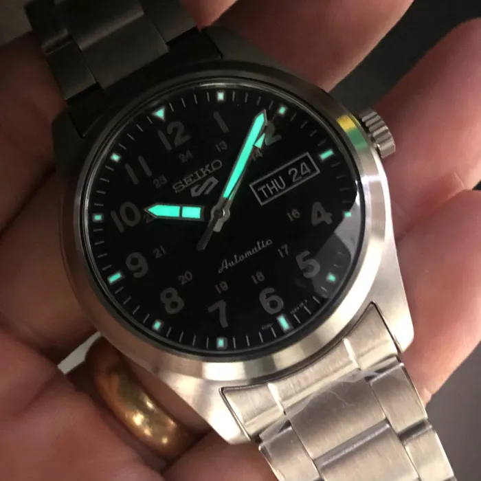 Seiko 5 Sports Automático Field Series SRPG27 preto