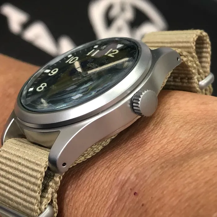 Seiko 5 Sports Automático Field Series SRPG35 preto NATO