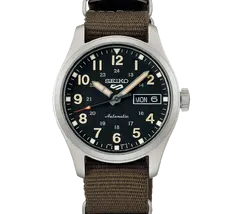 Seiko 5 Sports Automático Field Series Reduce SRPJ85 preto NATO - imagem 2