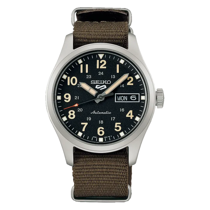Relógio Seiko 5 Sports Field SRPJ85 Automático 36mm | Taniguchi Relógios