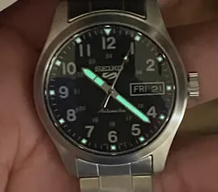 Relógio Seiko 5 Sports SRPJ81 Automático Field 36mm Original | Taniguchi Relógios - imagem 7