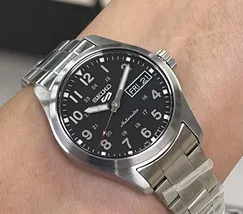 Relógio Seiko 5 Sports SRPJ81 Automático Field 36mm Original | Taniguchi Relógios - imagem 6