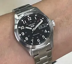 Seiko 5 Sports Automático Field Series Reduce SRPJ81 preto  - imagem 1