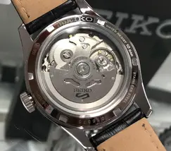 Seiko 5 Sports Automático Field Series Reduce SRPJ89 verde Couro - imagem 7