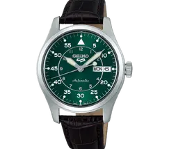 Seiko 5 Sports Automático Field Series Reduce SRPJ89 verde Couro - imagem 2