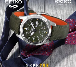 Seiko 5 Sports Automático Field Series SRPH29 verde - imagem 3