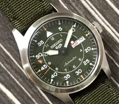 Seiko 5 Sports Automático Field Series SRPH29 verde - imagem 7
